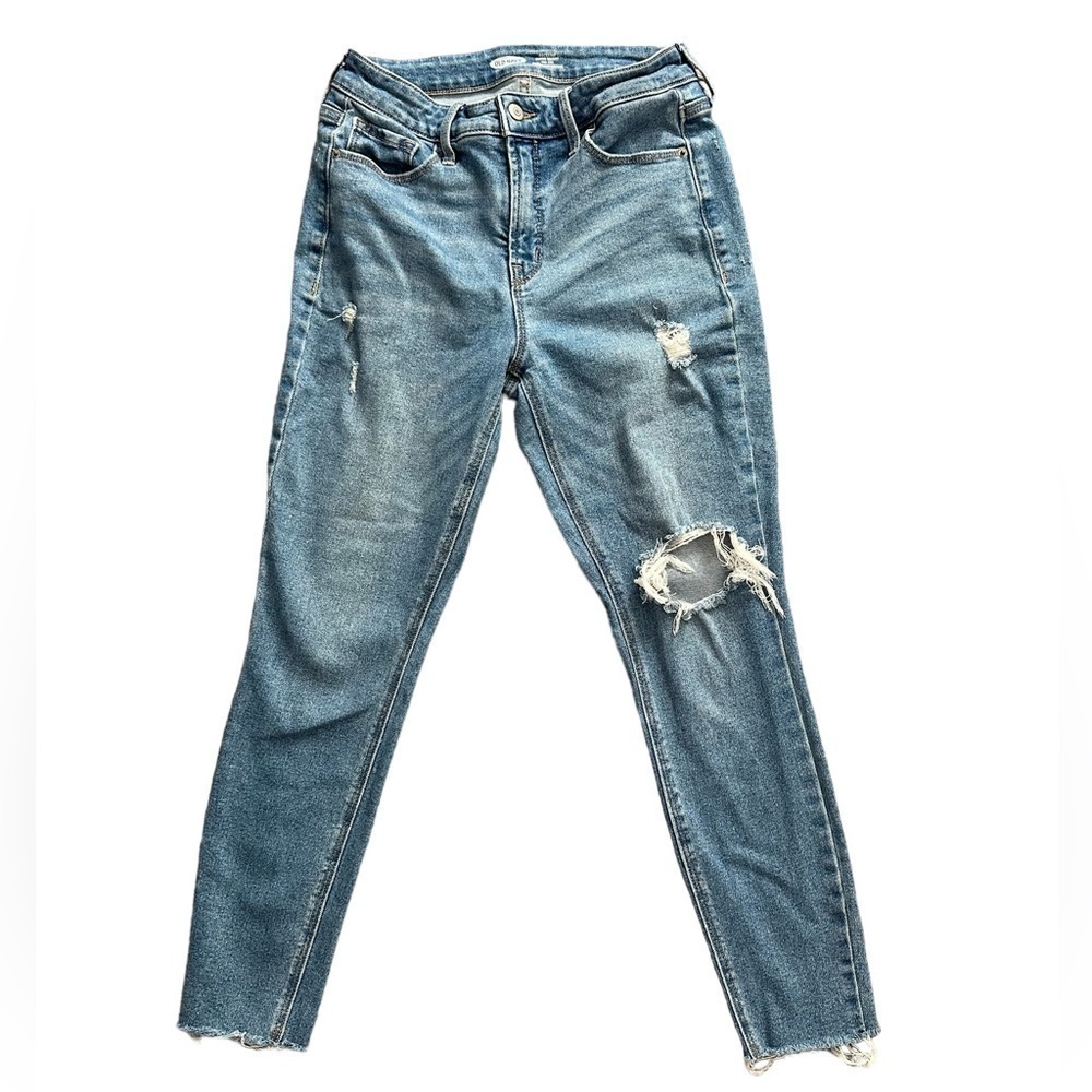 *CLEARANCE* Old Navy rockstar high rise super skinny distressed jeans size 6